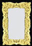 Dollhouse Miniature Ornate Mirror