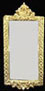 Dollhouse Miniature Ornate Mirror