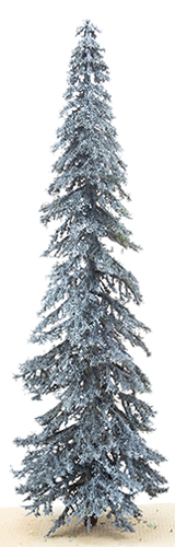 Dollhouse miniature EASTERN BLUE SPRUCE ON SPIKE, 12"