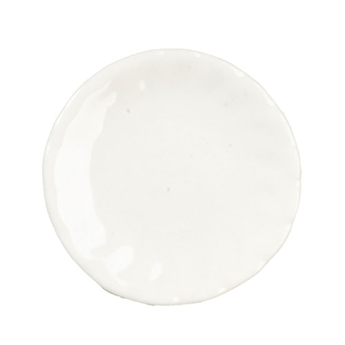 Round Ceramic Plate/White Round Ceramic Plate/White