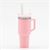 Tumbler with Removable Lid and Straw, Pink