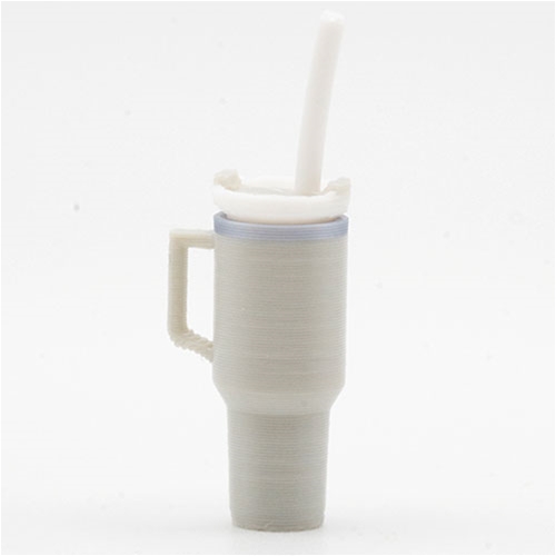 Tumbler with Removable Lid and Straw, Gray