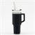 Tumbler with Removable Lid and Straw, Black