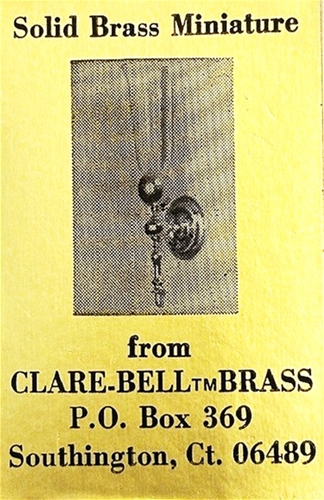 Clare-Bell Brass Sconce