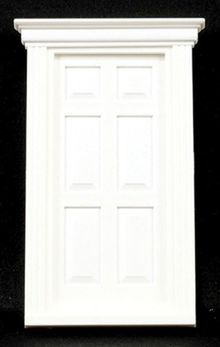 Georgian Front Door, Cream, 1/24th Scale