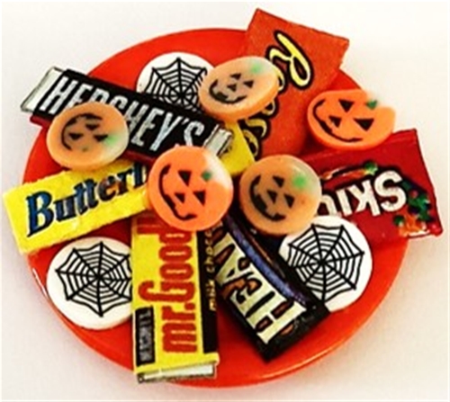 Halloween Candy Plate