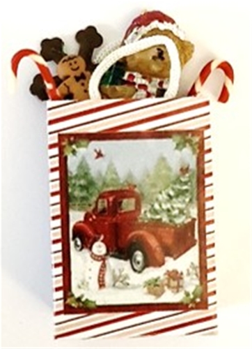 Filled Red Truck Bag #2