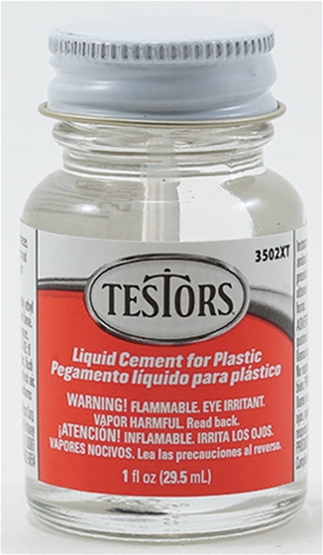 Dollhouse Miniature Liquid Cement For Plastics 1oz. Bottle