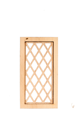 Dollhouse Miniature WINDOW - DIAMOND PATTERN