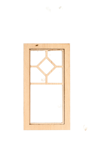 Dollhouse Miniature WINDOW - CENTER DIAMOND