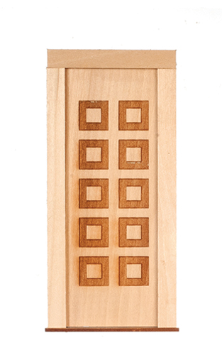 Dollhouse Miniature DOOR - 10 PANEL