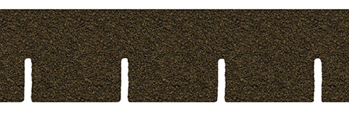 Dollhouse Miniature Brown Square Asphalt Shingles