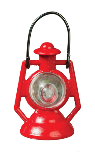 Red Kerosene Lamp