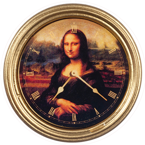 Mona Lisa Clock