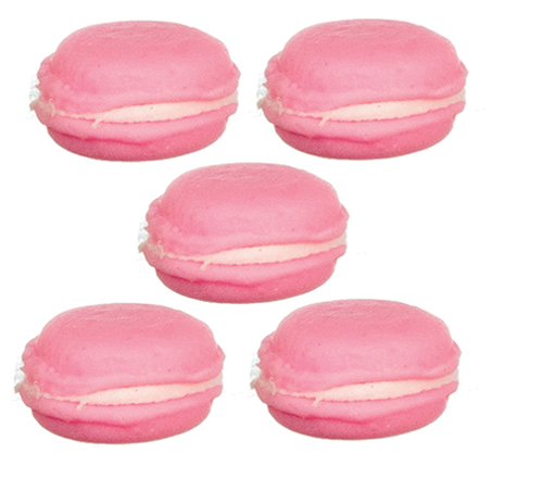Strawberry Macaroons, 5 pc.