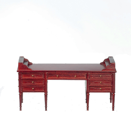 Washington Double End Desk, Mahogany