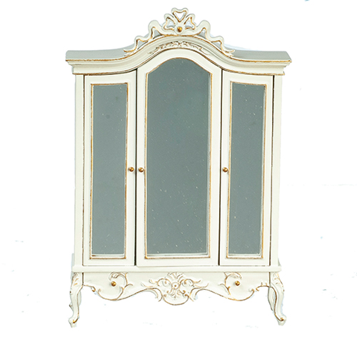 Late Victorian Wardrobe, White