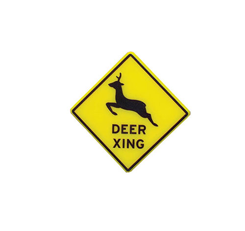 Deer Crossing Sign