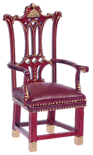 Rising Sun Armchair, Mahogany