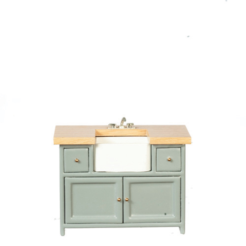 Small Kitchen Sink, Gray, Oak