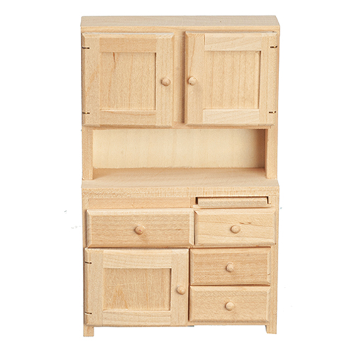 Dresser with Drawers, Unfinished