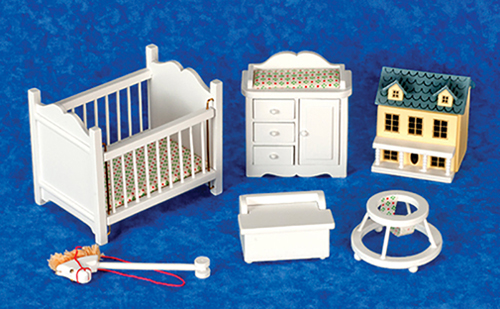 Nursery Set, 6 pc., White