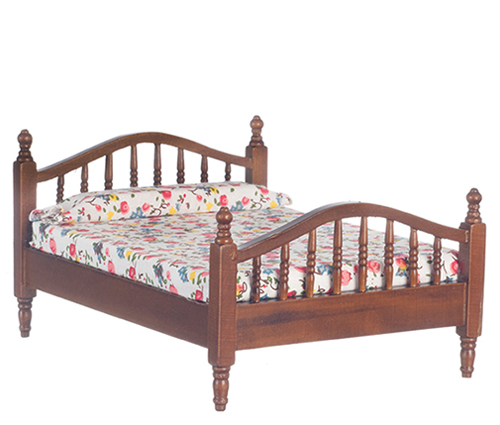 Double Bed, Walnut