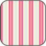 Dollhouse Miniature Cotton Fabric: 1/2 In Cherry Stripe