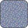Dollhouse Miniature Cotton Fabric: Springtime Blueberry