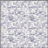 Dollhouse Miniature 1/2In Scale Wallpaper: Champagne Blue