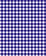 Dollhouse Miniature 1/4" Scale Wallpaper: Gingham, Blue