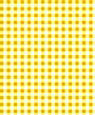 Dollhouse Miniature 1/4" Scale Wallpaper: Gingham, Yellow