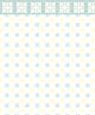 Dollhouse Miniature 1/4" Scale Wallpaper: Snowflake, Blue