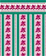Dollhouse Miniature 1/4" Scale Wallpaper: Victorian Stripe