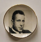 Dollhouse Miniature Humphry Bogart Plate