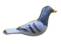 Dollhouse Miniature Pidgeon Assorted Colors