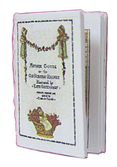 Dollhouse Miniature Nursery Rhymes Readable Book