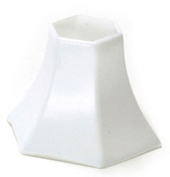 Dollhouse Miniature Hexagonal Shade, 1 Dozen
