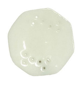 Dollhouse Miniature Octagon Plate W/Hole, 3Pc