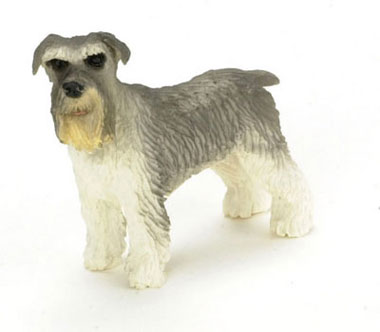 Dollhouse Miniature Schnauzer