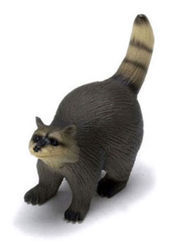 Dollhouse Miniature Raccoon