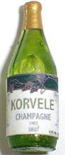Dollhouse Miniature Korvele Champagne
