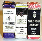 Dollhouse Miniature Champagne Gift Box Set, Brands Vary