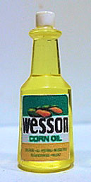 Dollhouse Miniature Wesson Corn Oil - 48Oz