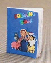Dollhouse Miniature Farm Coloring Book