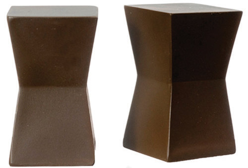 Dollhouse Miniature Resin Dark Block Table
