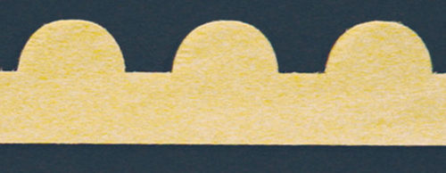 Dollhouse Miniature Trim, Scalloped Gingerbread