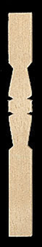 Dollhouse Miniature Flat Baluster, 12Pk