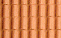 Dollhouse Miniature Pac Spanish Tile Roof, 11 X 17