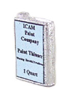 Dollhouse Miniature Paint Thinner, Qt Can